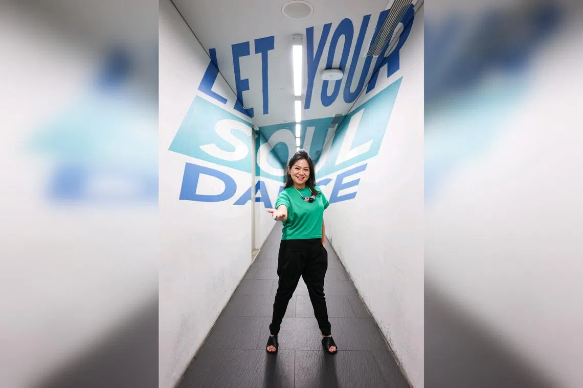 Ms Priscilla Khong, 45, executive director of Gateway Arts, at the Gateway Theatre on April 1.