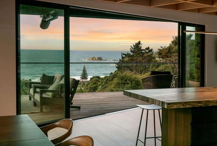 41D Tiri View Road, in Palm Beach, Waiheke Island, is billed as a first-class ticket. Photo / Supplied