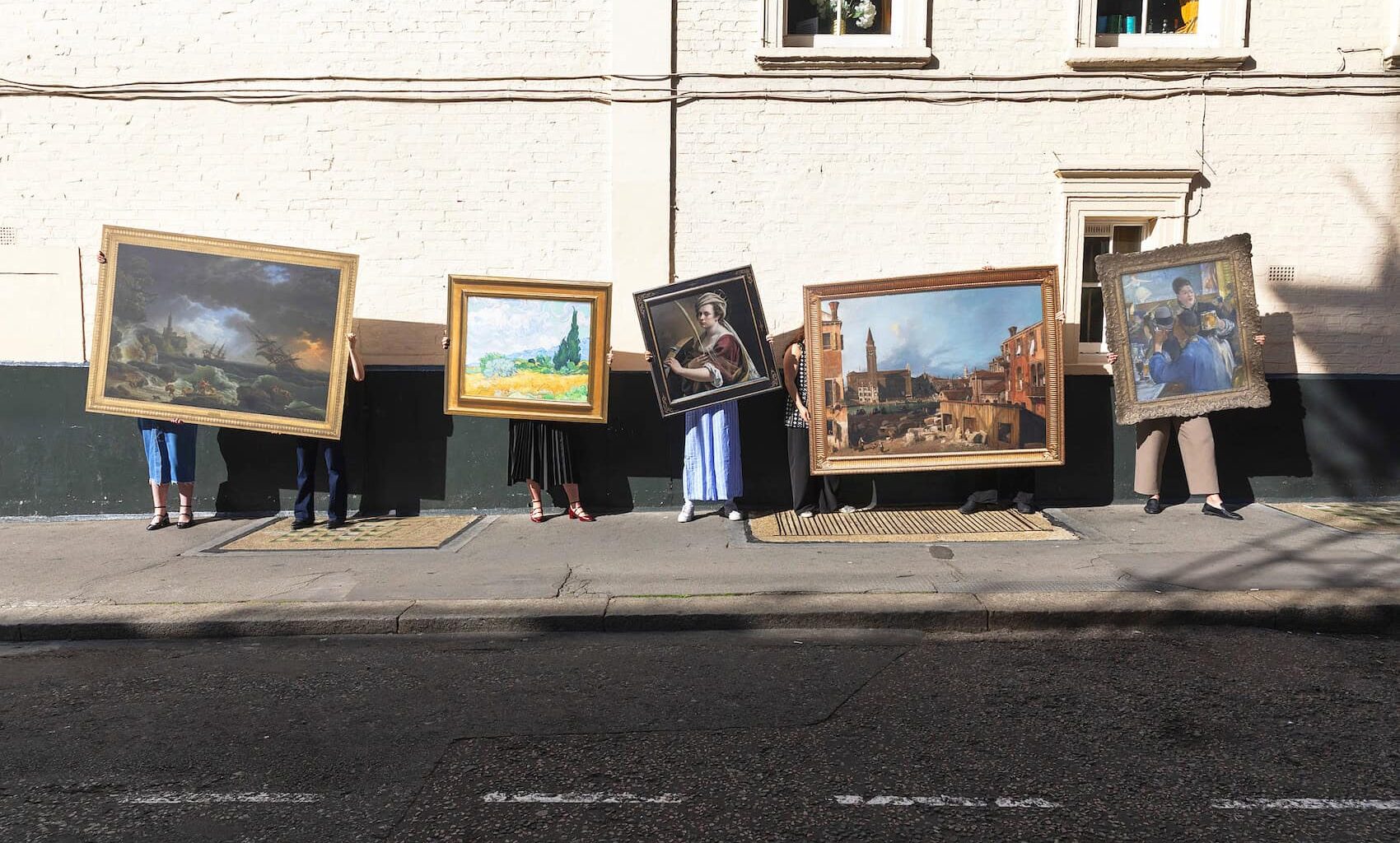 Monet for nothing: the famous artworks cheering up UK high streets