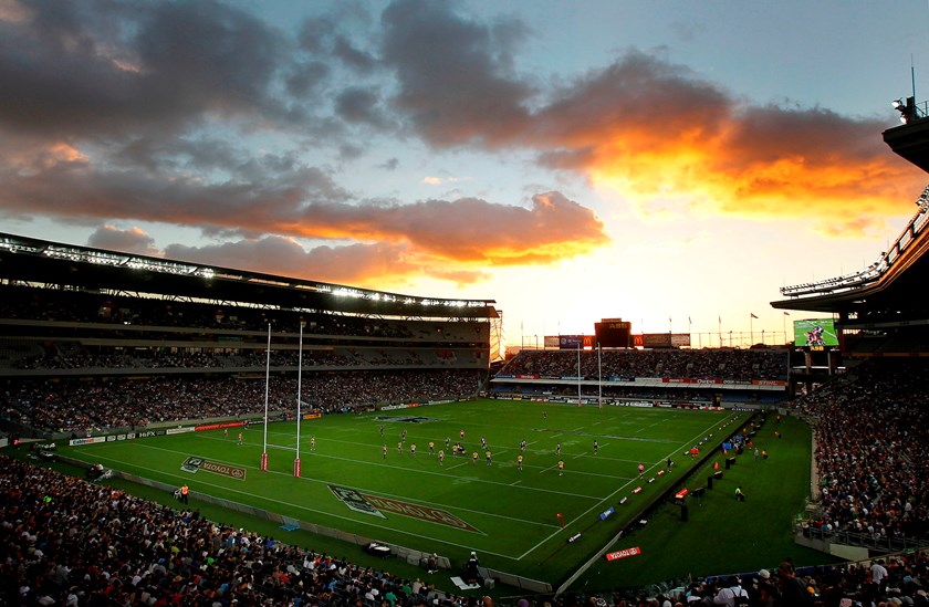 March 12, 2011: One New Zealand Warriors' historic first match at Eden Park against Parramatta which drew a crowd of 38,412, the club's record for a game in New Zealand.