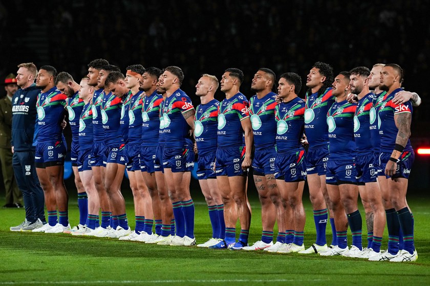 April 25, 2026: One New Zealand Warriors' Anzac Round match against the Dolphins at Hnry Stadium in Wellington.