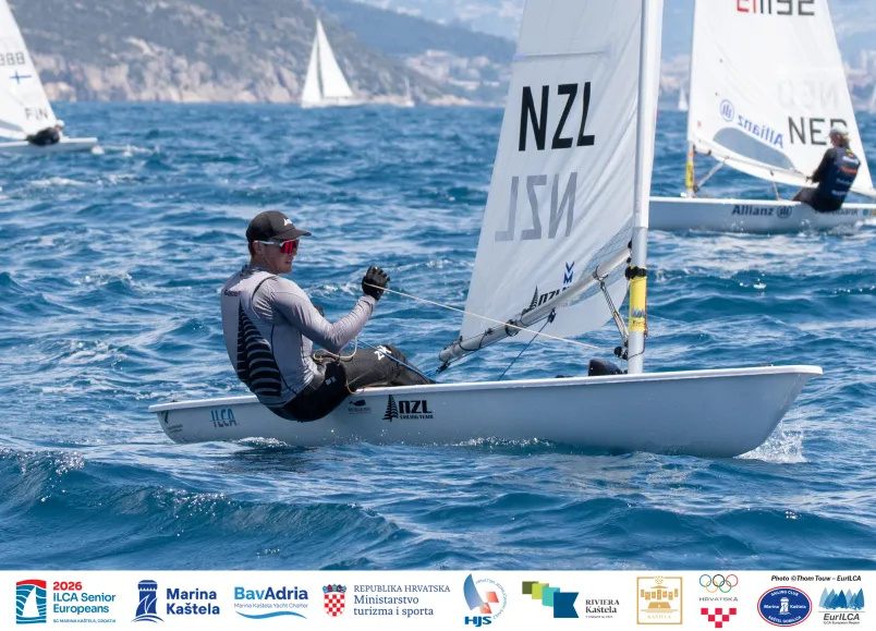 2026 ILCA European Championships, Day 3: New Zealand's George Gautrey leads after near-perfect start in disrupted Kaštela regatta