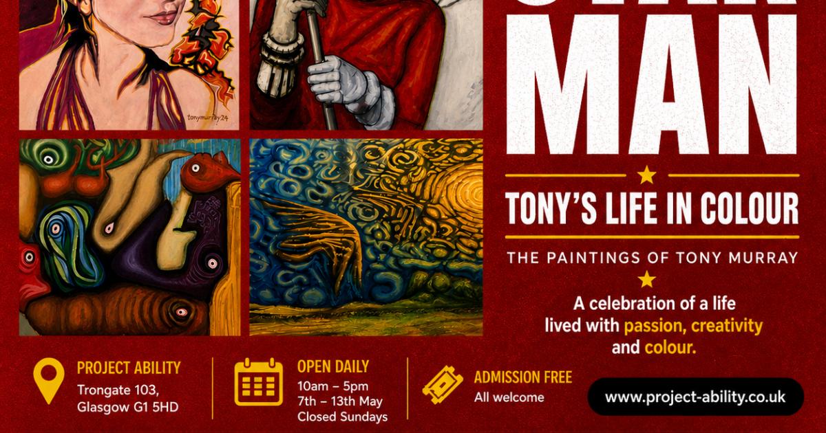 Experience Tony Murray's Life in Colour: A Life Reimagined Through Art