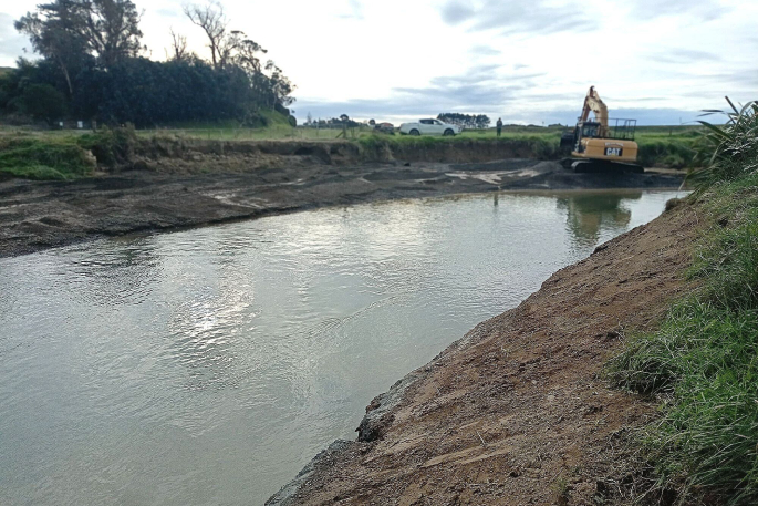 SunLive - Swimming hole disappears after earthworks