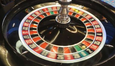 A roulette wheel spins at the Hard Rock casino in Atlantic City N.J., on May 17, 2023. (AP Phot ...