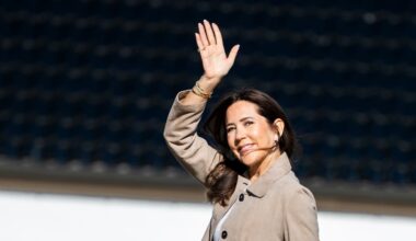 Queen Mary of Denmark channels off-duty chic as she arrives at Fredensborg Castle for their summer residency