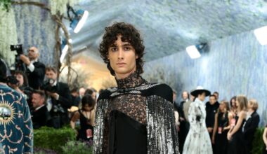 Sombr Makes His Met Gala Debut in a Valentino Cape Requiring 500 Hours of Work