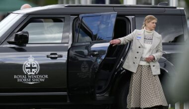 Style sisters! Lady Louise Windsor wears a jumper owned by the Princess of Wales at the Royal Windsor Horse Show