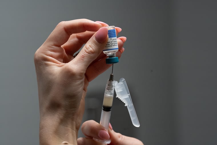 A nurse prepares a measles, mumps and rubella vaccine in South Carolina, where a large outbreak recently ended. Pennsylvania health officials organized a measles vaccination clinic in Lebanon County this week after 11 people contracted measles there.