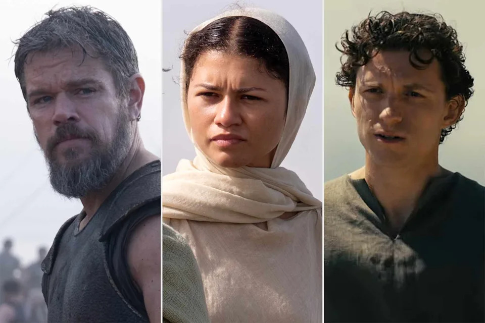 Matt Damon, Zendaya, and Tom Holland in 'The Odyssey'Credit: Melinda Sue Gordon/Universal Pictures (2); Universal Pictures