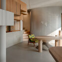 Reinterpreting a 50-Year-Old Building in Myeongnyun-dong / sukchulmok + BRBB Architects - Interior Photography, Wood, Lighting, Chair