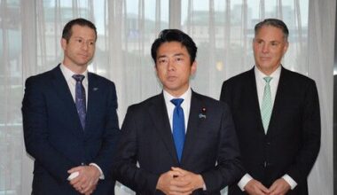 Japan, Australia, New Zealand Defense Chiefs Discuss Mogami Frigate