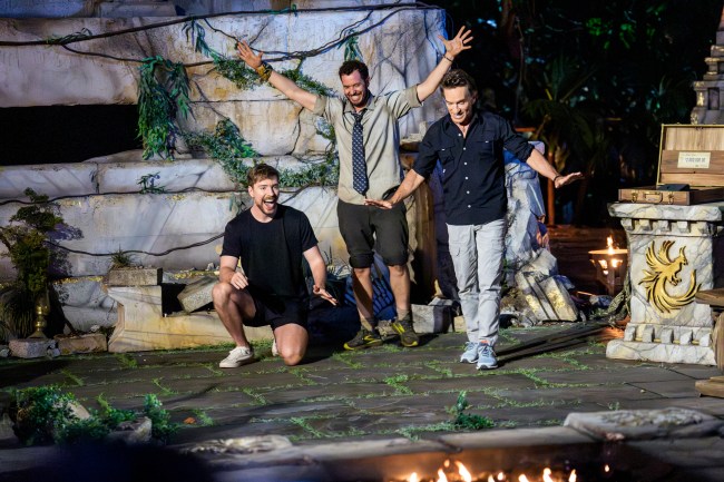 MrBeast, Rick Devens, and Jeff Probst in 'Survivor 50'