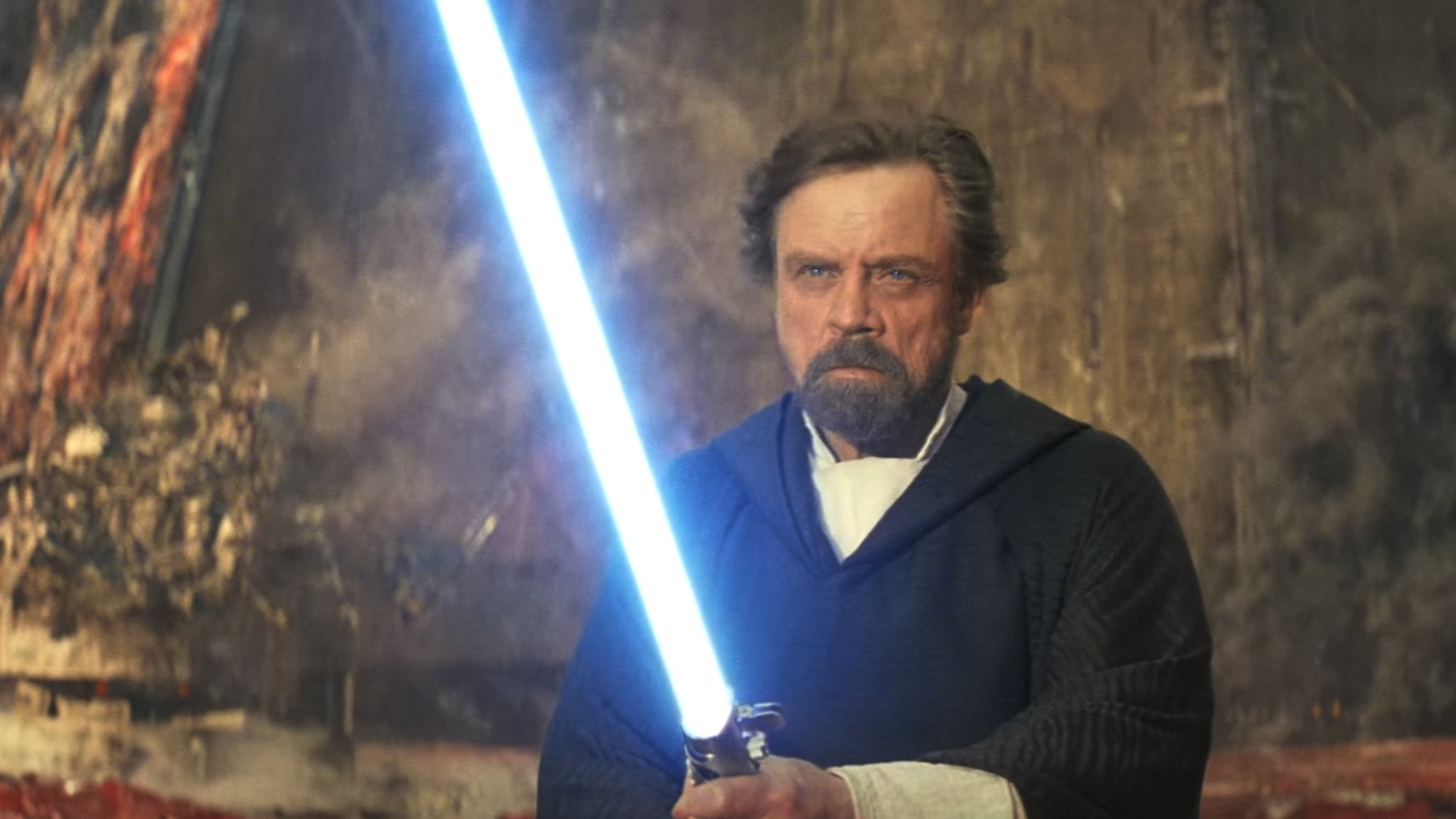 Luke Skywalker in The Last Jedi