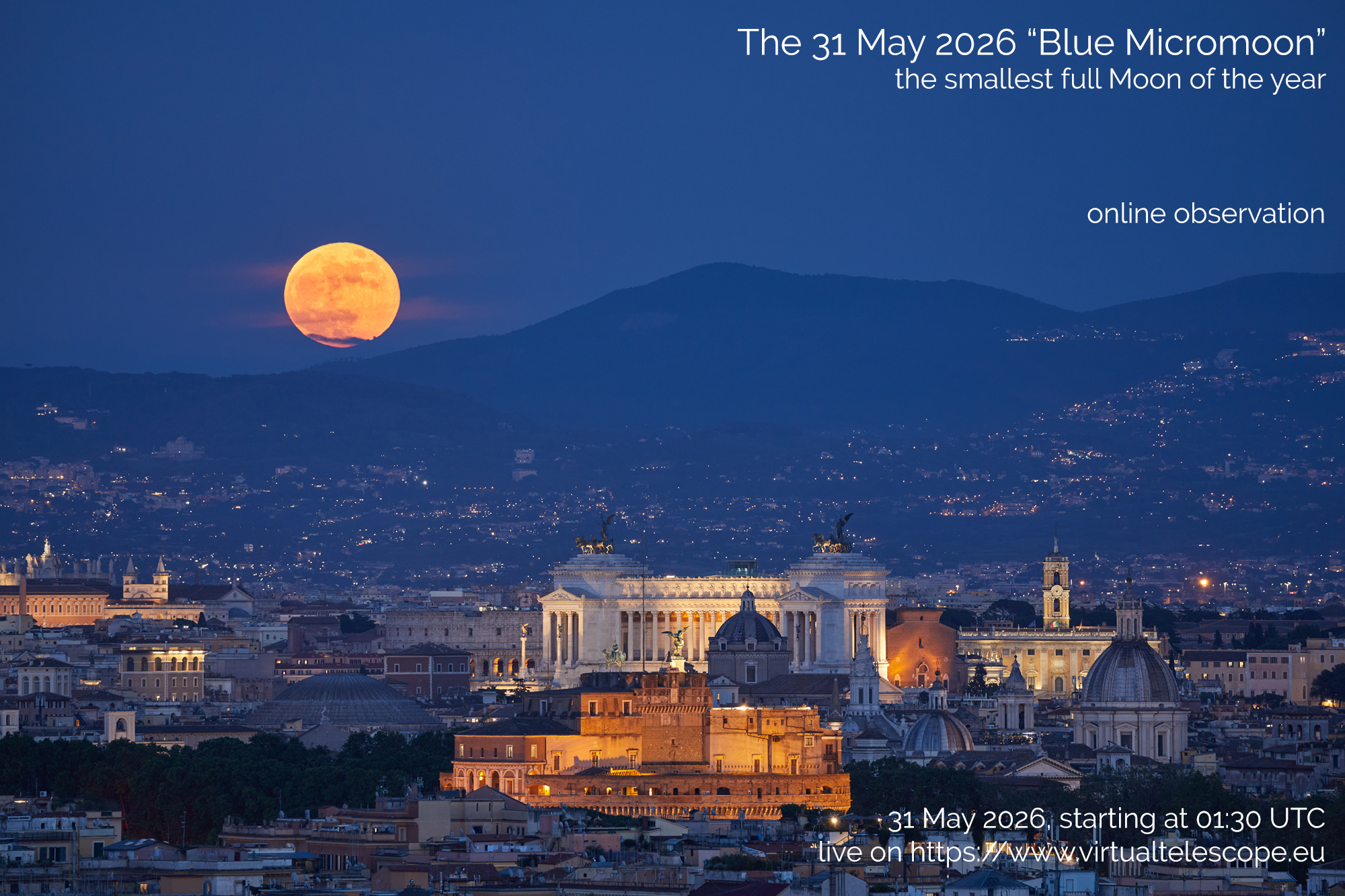 The 31 May 2026 “Blue Micromoon”.