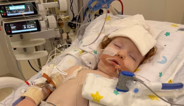 Dustin Wildman awake, alert after metallic powder emergency