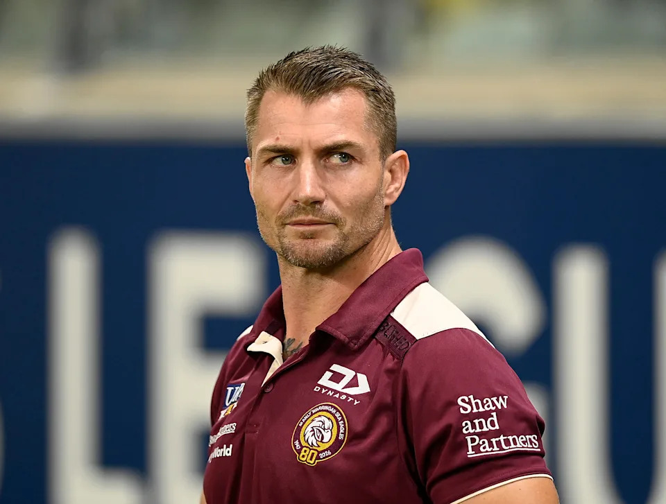 Seen here, Manly interim coach Kieran Foran.