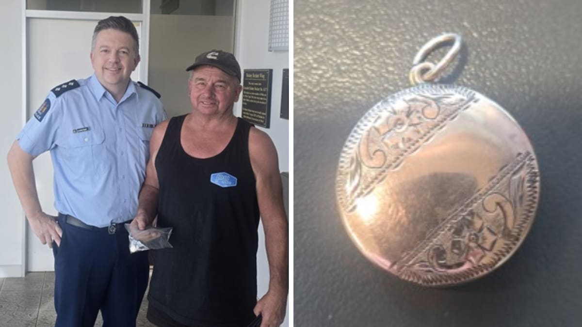 Century-old locket found in Pukekohe supermarket reunited with Thames owner after successful sleuthing