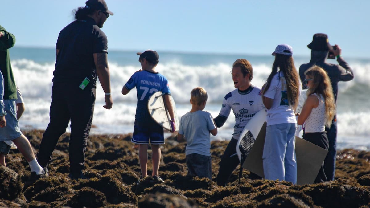 World Surf League New Zealand Pro brings big crowds to Raglan’s Manu Bay