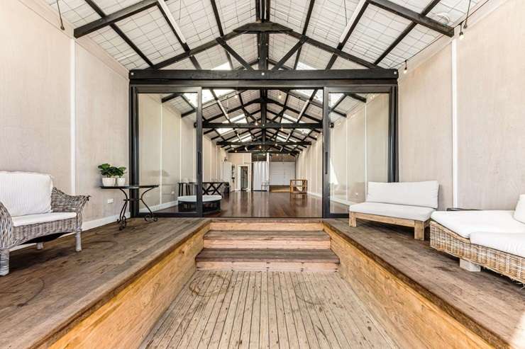 The boatshed at 11/1 Ngapipi Road in Orakei, Auckland, has been snapped up by a local couple looking for a place to store their water toys. Photo / Supplied