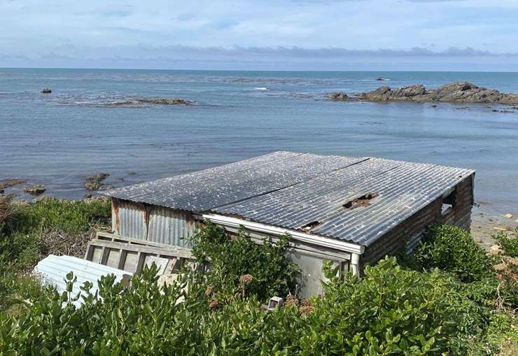 A two-bedroom crib on Kaika Road, in the Otago fishing village of Moeraki, attracted multiple offers. Photo / Supplied