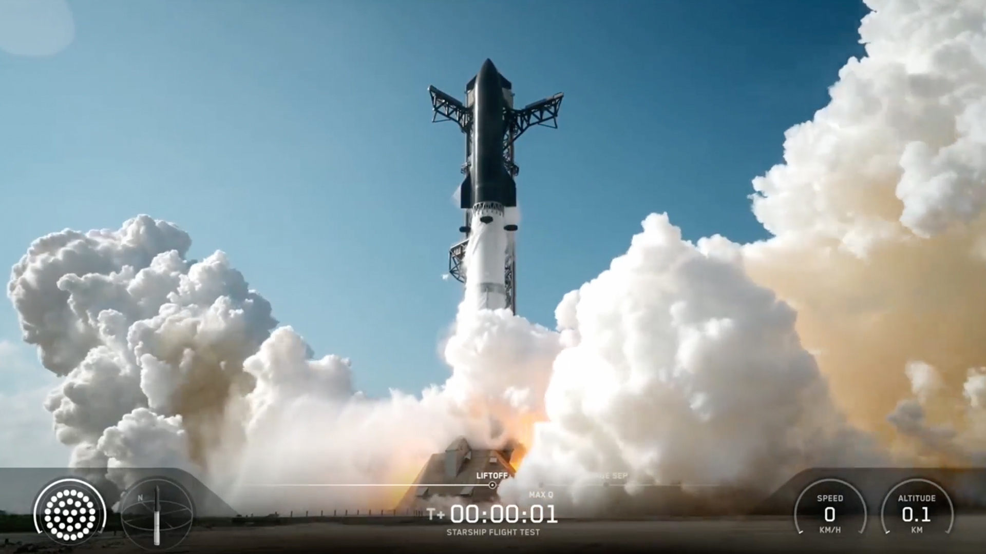 Starship V3 test flight