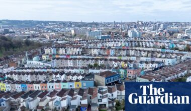 UK house price growth halved as Iran war fallout hits housing market | House prices
