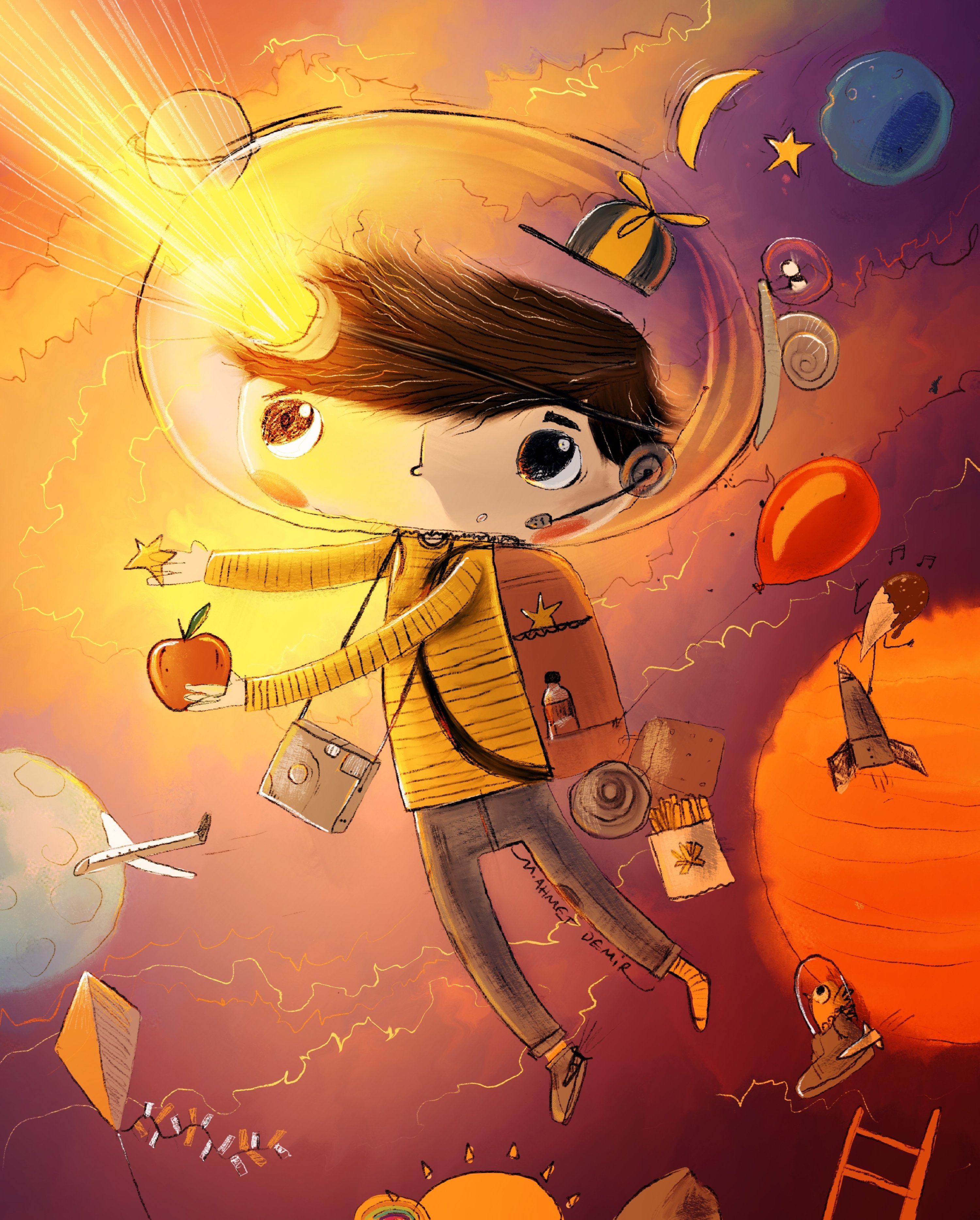 An illustration by Ahmet Demir. (Photo courtesy of Ahmet Demir)