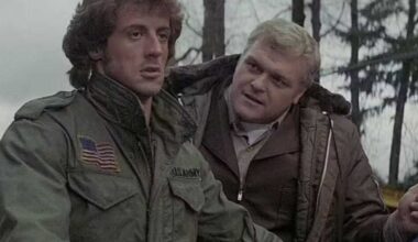 Kirk Douglas First Blood script clash