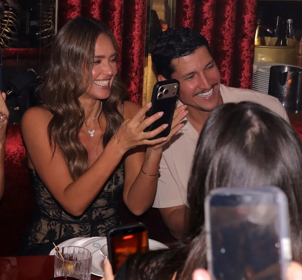 She was joined by Ramirez and other close pals. Brian Prahl / SplashNews.com