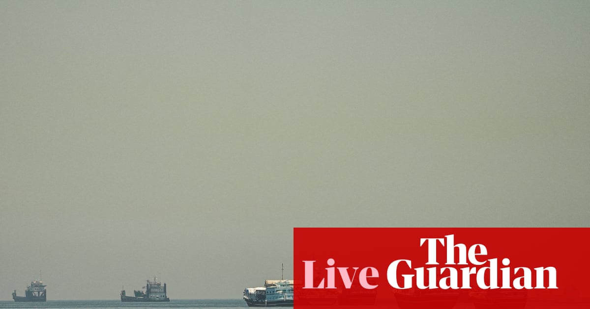 Oil price drops as Iran state media releases detail of draft peace deal with US - as it happened | Business