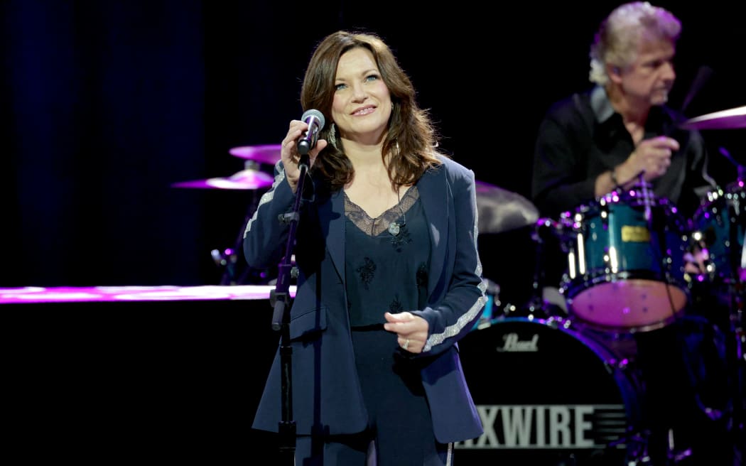 NASHVILLE, TENNESSEE - OCTOBER 27: Martina McBride performs onstage during The Music of My Life: An All-Star Tribute To Anne Murray at Grand Ole Opry House on October 27, 2025 in Nashville, Tennessee.   Jason Kempin/Getty Images/AFP (Photo by Jason Kempin / GETTY IMAGES NORTH AMERICA / Getty Images via AFP)