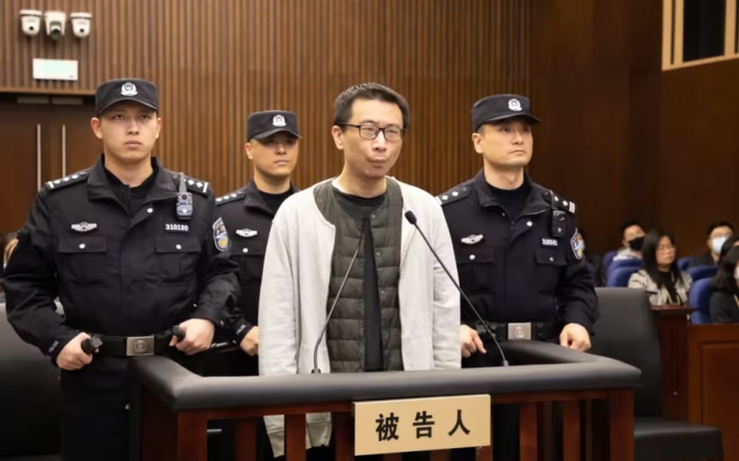 Xu Yao attends the sentencing hearing.