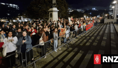 Government's Budget sparks angry scenes as students march on Parliament