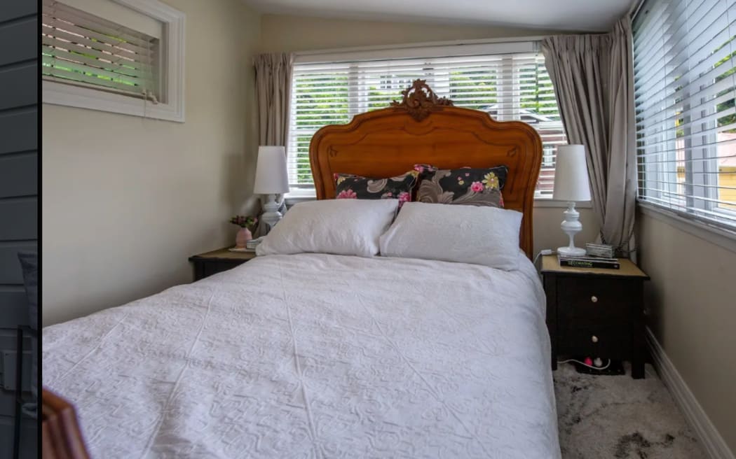 A room in one of Emma Reid's two cottages she hosts through Airbnb, in Wellington's Aro Valley.