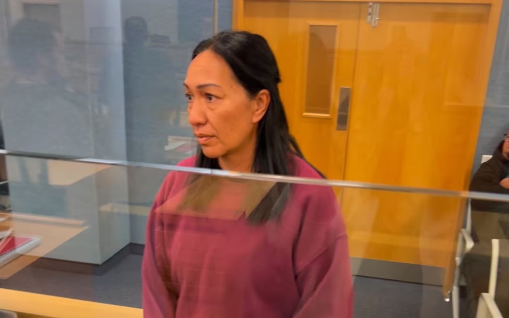Melanie Sarah Raumiria Kingi, 46, in the dock of the Hamilton District Court on Wednesday.