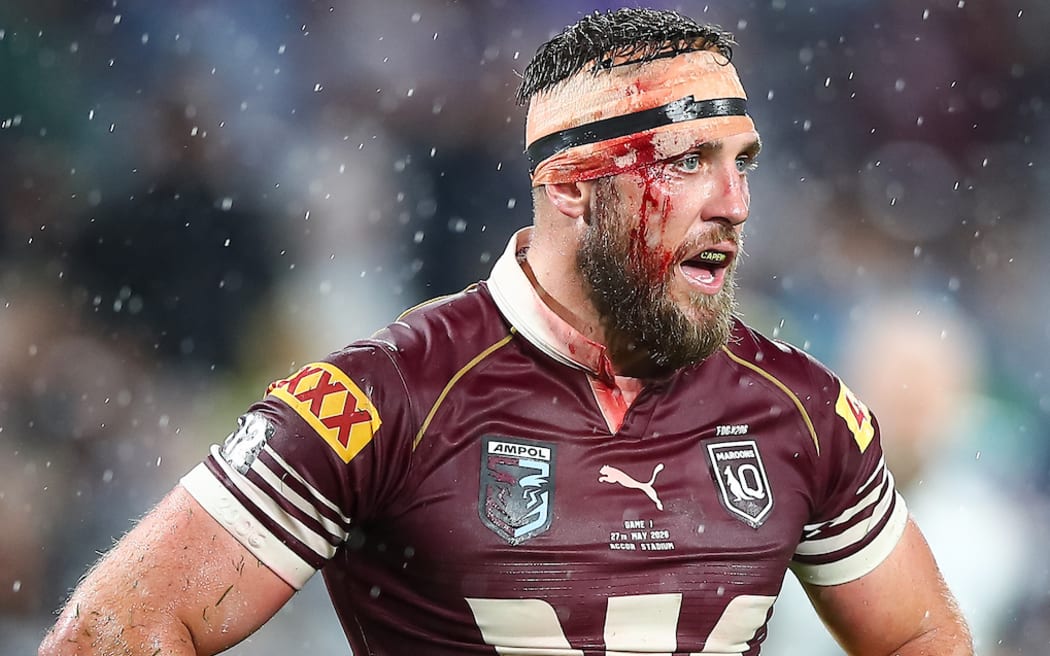 Kurt Capewell. State of Origin Game 1. NSW Blues v Queensland Maroons, Accor Stadium. Sydney, Australia. Wednesday May 27, 2026. Photo: NRL Photos
