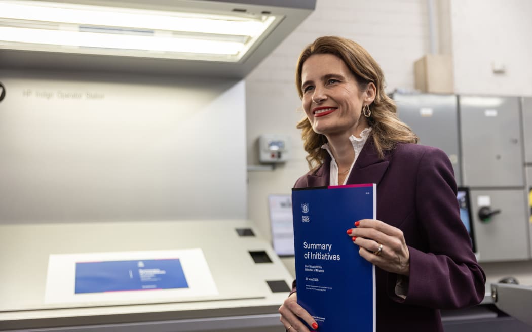 Nicola Willis with Budget 2026