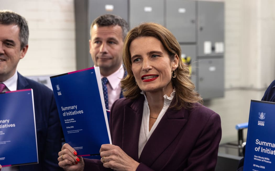 Nicola Willis with Budget 2026