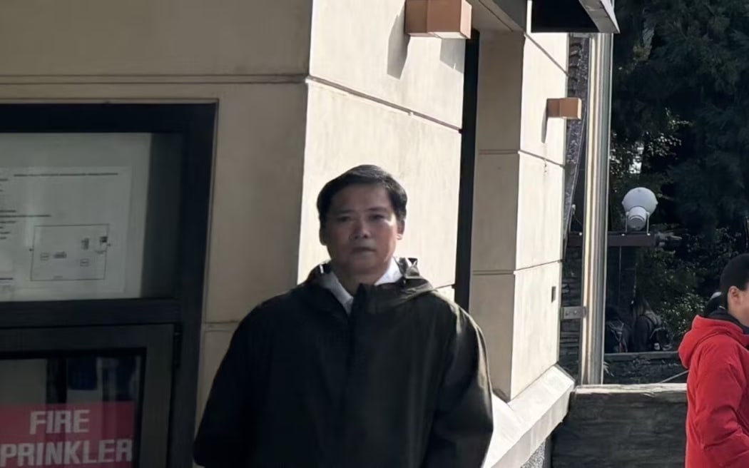 Japanese tourist Takahide Nishio outside the Queenstown District Court.