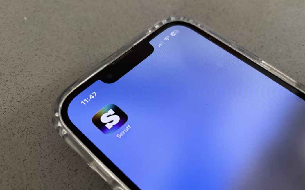 Four teenagers are accused of using a gay dating app to target a victim whose home they allegedly then tried to force their way into.
