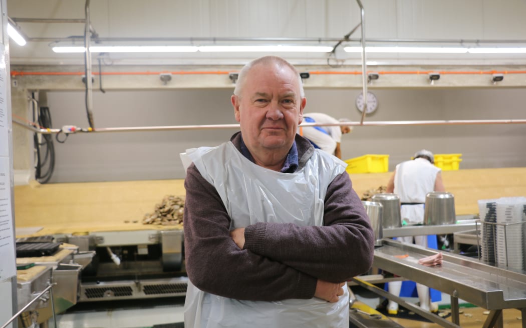 Barnes Oyster manager Graeme Wright.