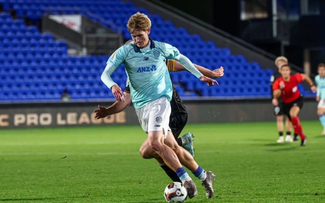Isa Prins' 71st-minute strike was enough to secure Auckland FC a place in the first-evet OFC Pro League final. 20 May 2026