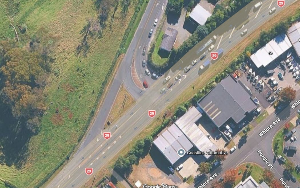 The intersection on SH29 and Cambridge Road in Tauranga.