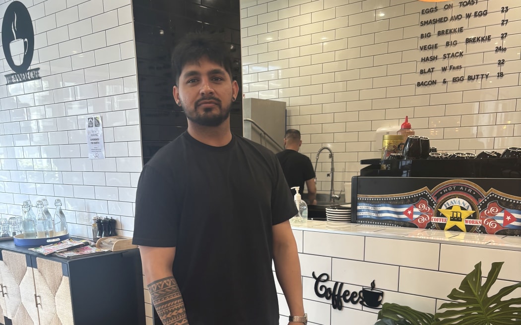 Sagar Sharma, co-owner of two central Wellington cafes