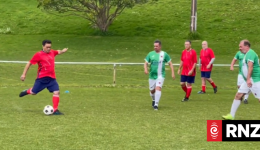 New Zealand's walking football team takes world stage in Brisbane