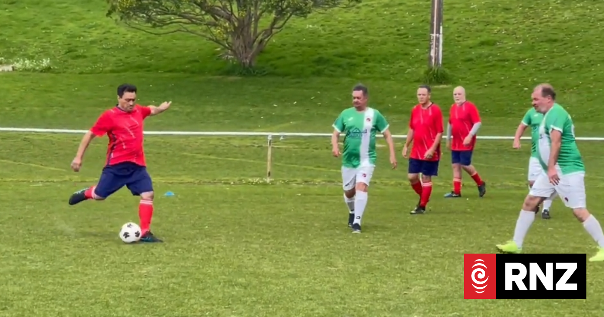 New Zealand's walking football team takes world stage in Brisbane