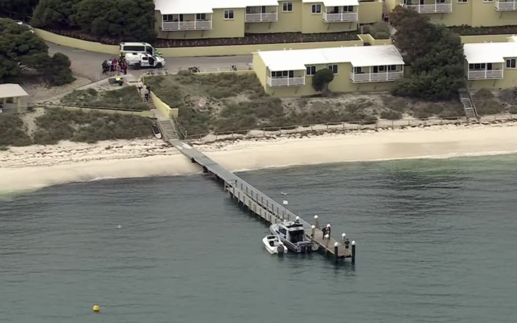 The man was attacked at Geordie Bay on the north of the island.