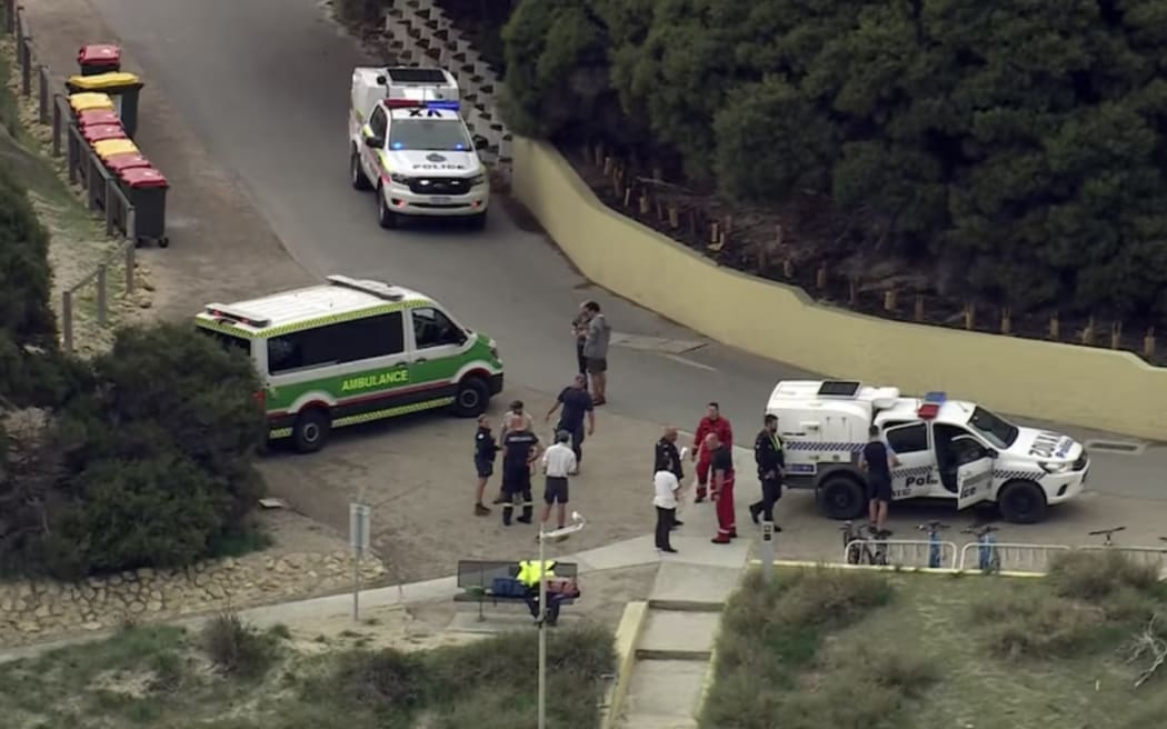 Police and ambulance crews rushed to the scene.