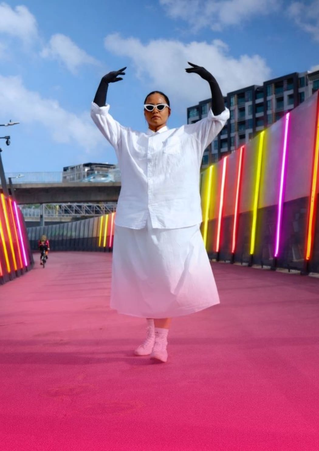 Dance, light and Pacific creativity will feature in Dance Your Sillies Out on Te Ara I Whiti. Photo/Auckland Council
